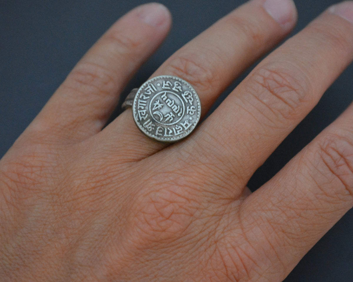 Indian Coin Ring Size 7.5 Indian Tribal Ring Tribal Coin Ring Ethnic Coin  Ring Indian Coin Jewelry Indian Jewelry -  Canada