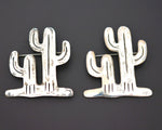 Large Native American Cactus Brooch