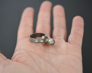 Old Rajasthani Silver Ring - Size 7