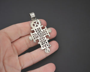 Old Ethiopian Coptic Cross Pendant