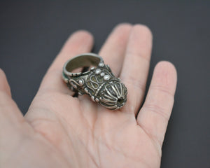 Antique Yemeni Tower Ring - Size 8.75