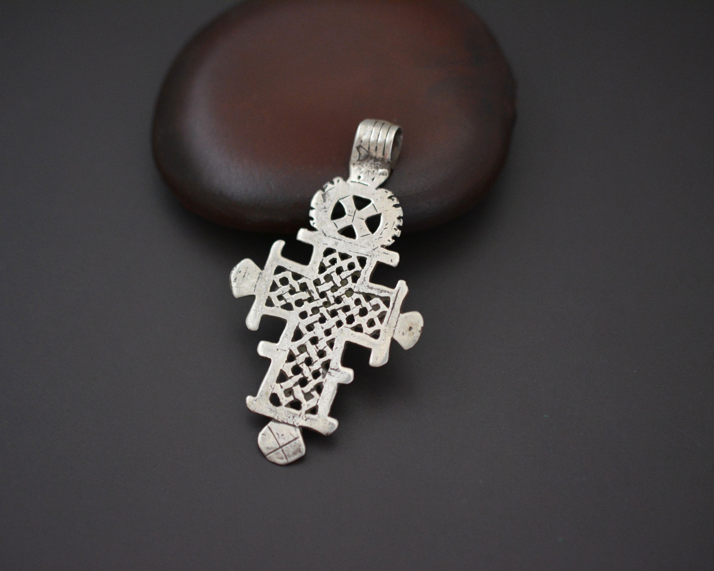 Old Ethiopian Coptic Cross Pendant