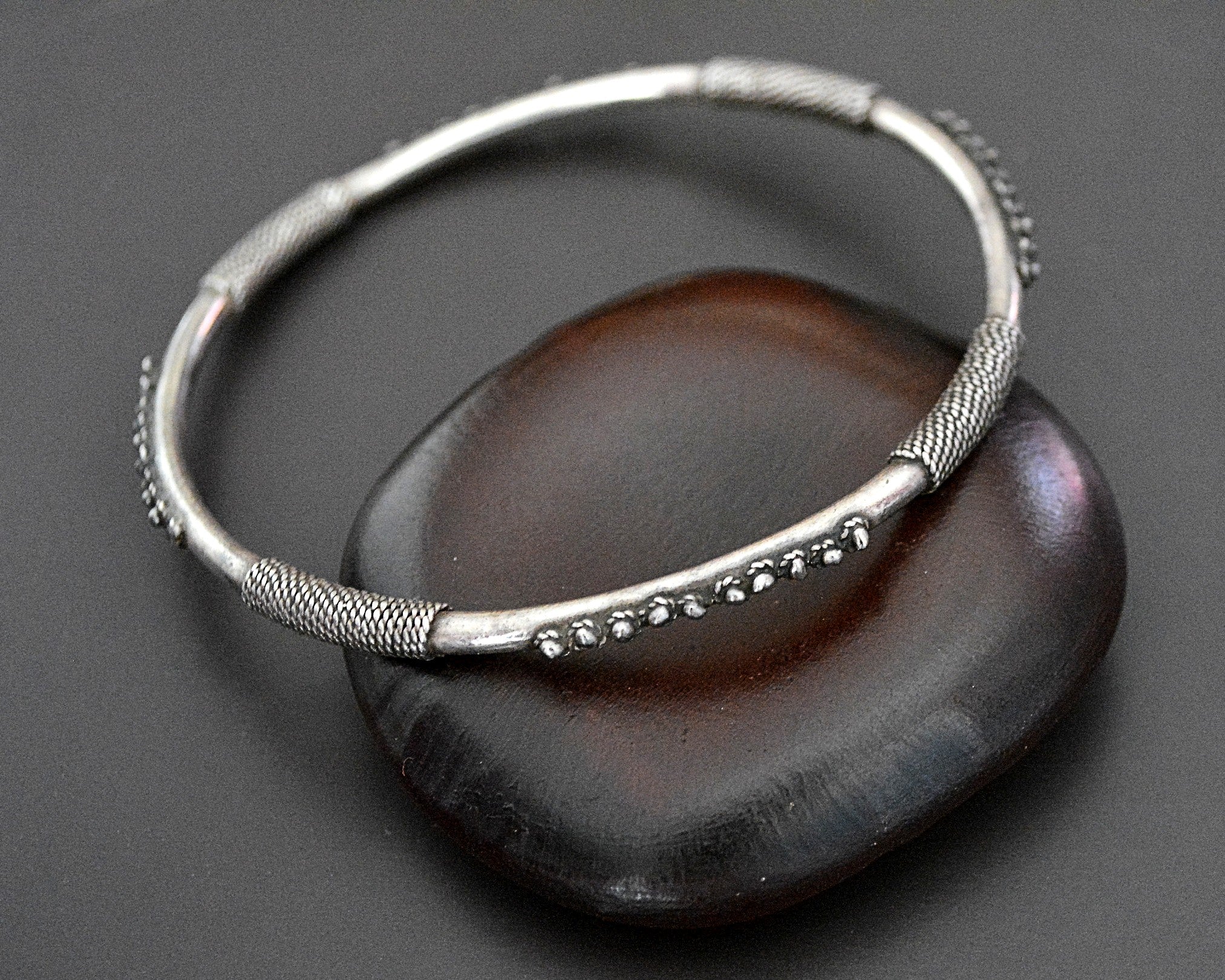 Indian Bangle Bracelet with Patina