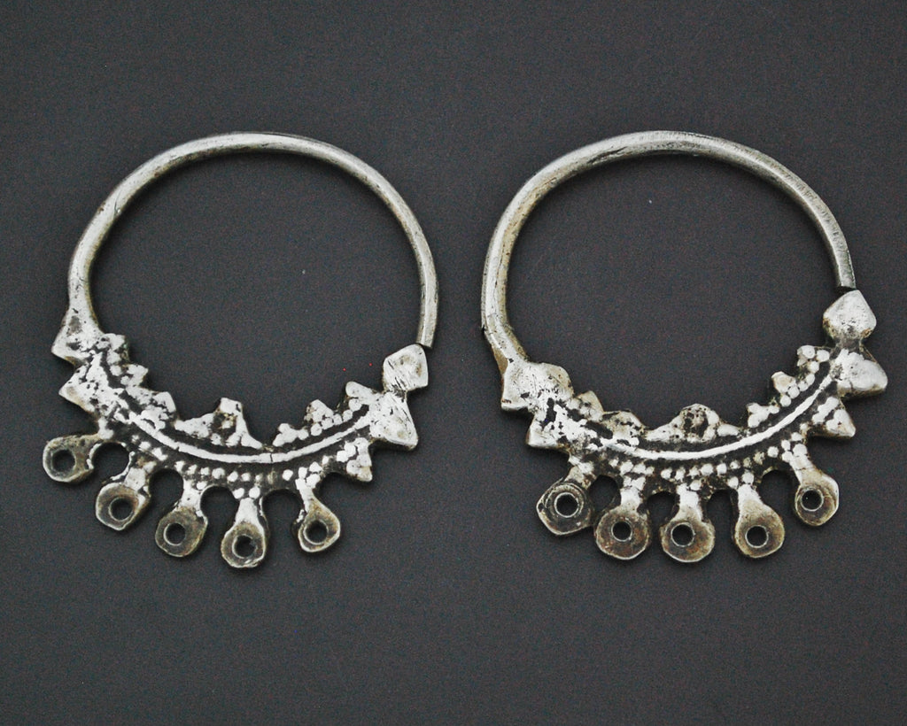 Old Tunisian Hoop Earrings