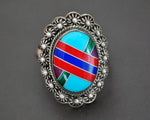 Zuni Multistone Inlay Ring - Size 9