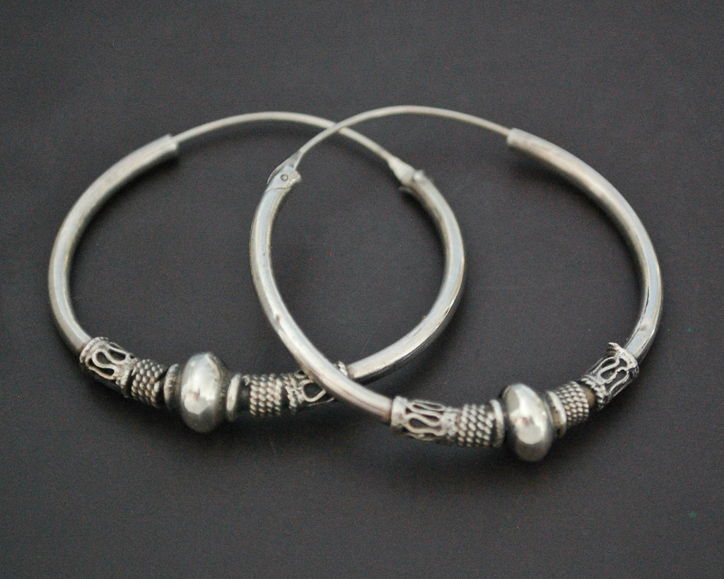 Bali Hoop Earrings - LARGE