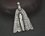 Berber Charm Pendant - Solid Silver