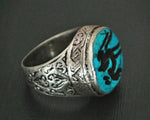 Reserved for I. - Afghani Animal Intaglio Ring - Size 7