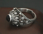 Antique Yemeni Bedouin Ring with Garnet