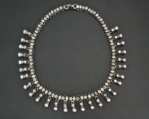 Indian Silver Choker Necklace