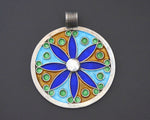 Berber Enamel Pendant