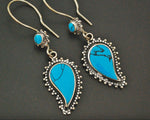 Ethnic Turquoise Earrings India