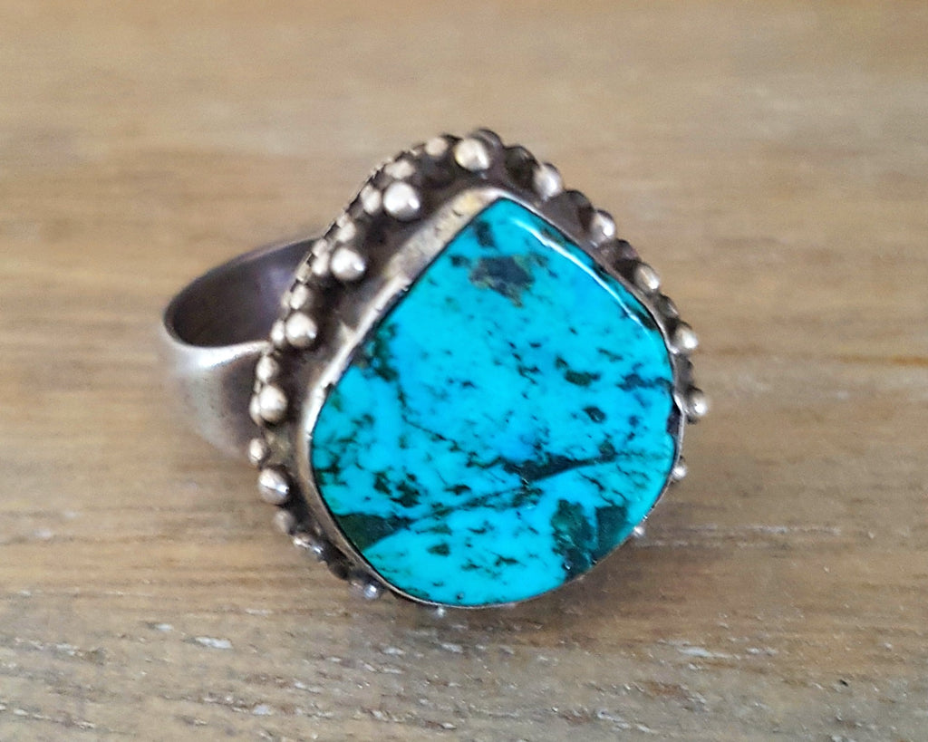 Nepali Turquoise Ring - Size 9