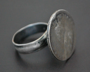 Indian Coin Ring - Size 8.5