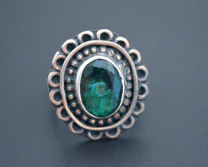 Ethnic Jade Ring - Size 6.5