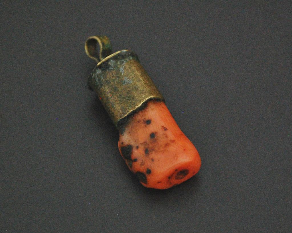 Antique Coral Pendant from Morocco