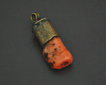 Antique Coral Pendant from Morocco