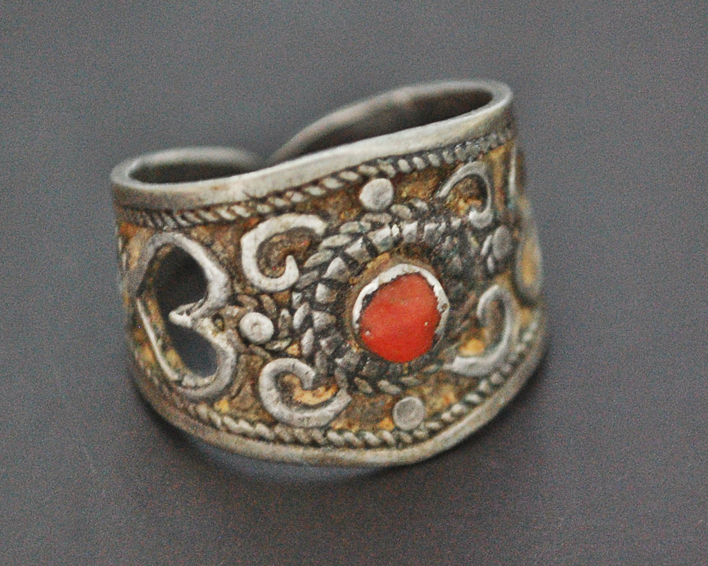 Berber Coral Ring - Size 7.5+