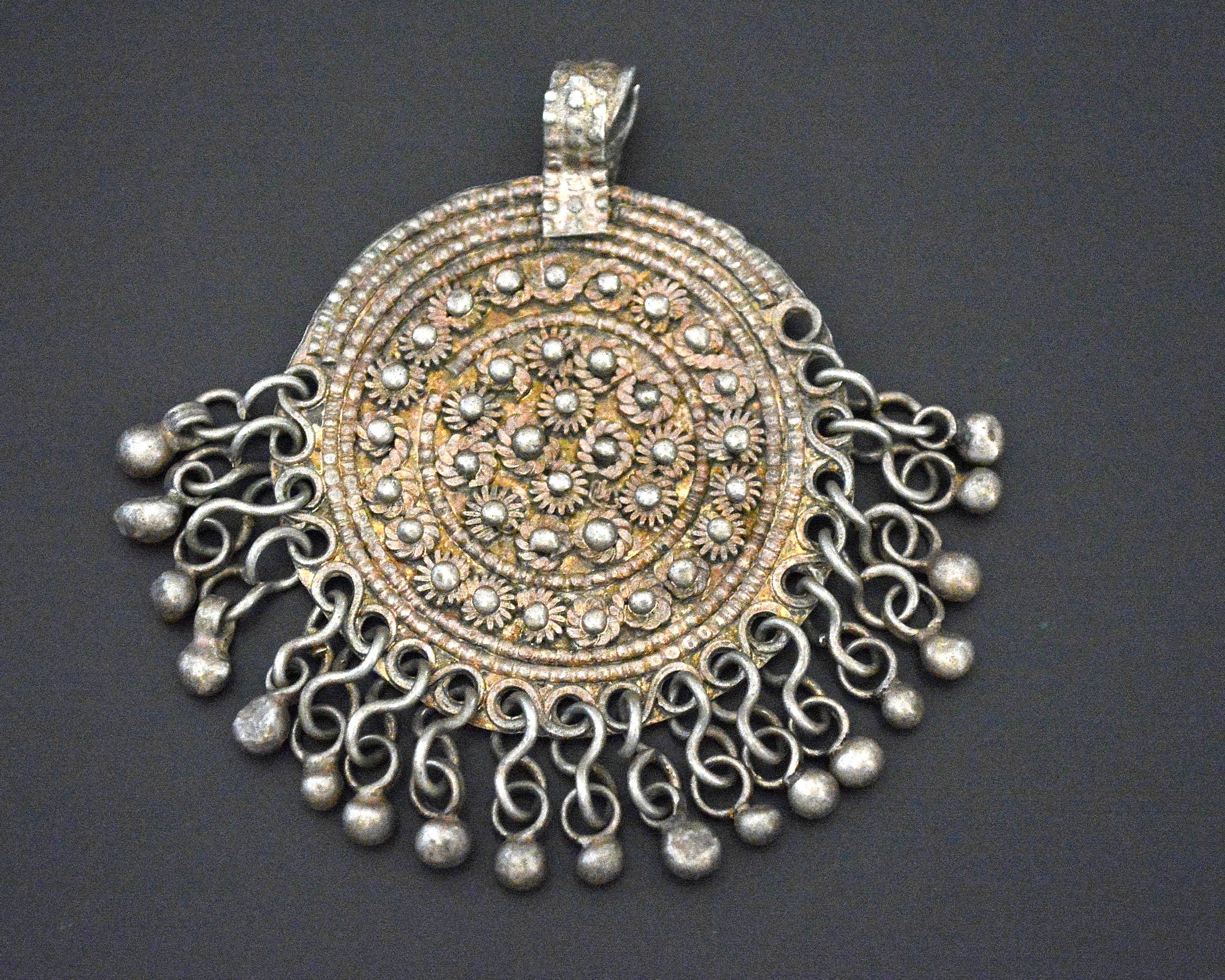 Antique Yemeni Pendant with Bells