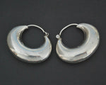 Ethnic Puffy Hoop Earrings - MEDIUM