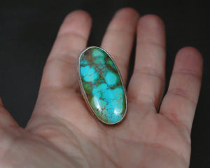 Ethnic Turquoise Ring - Size 6