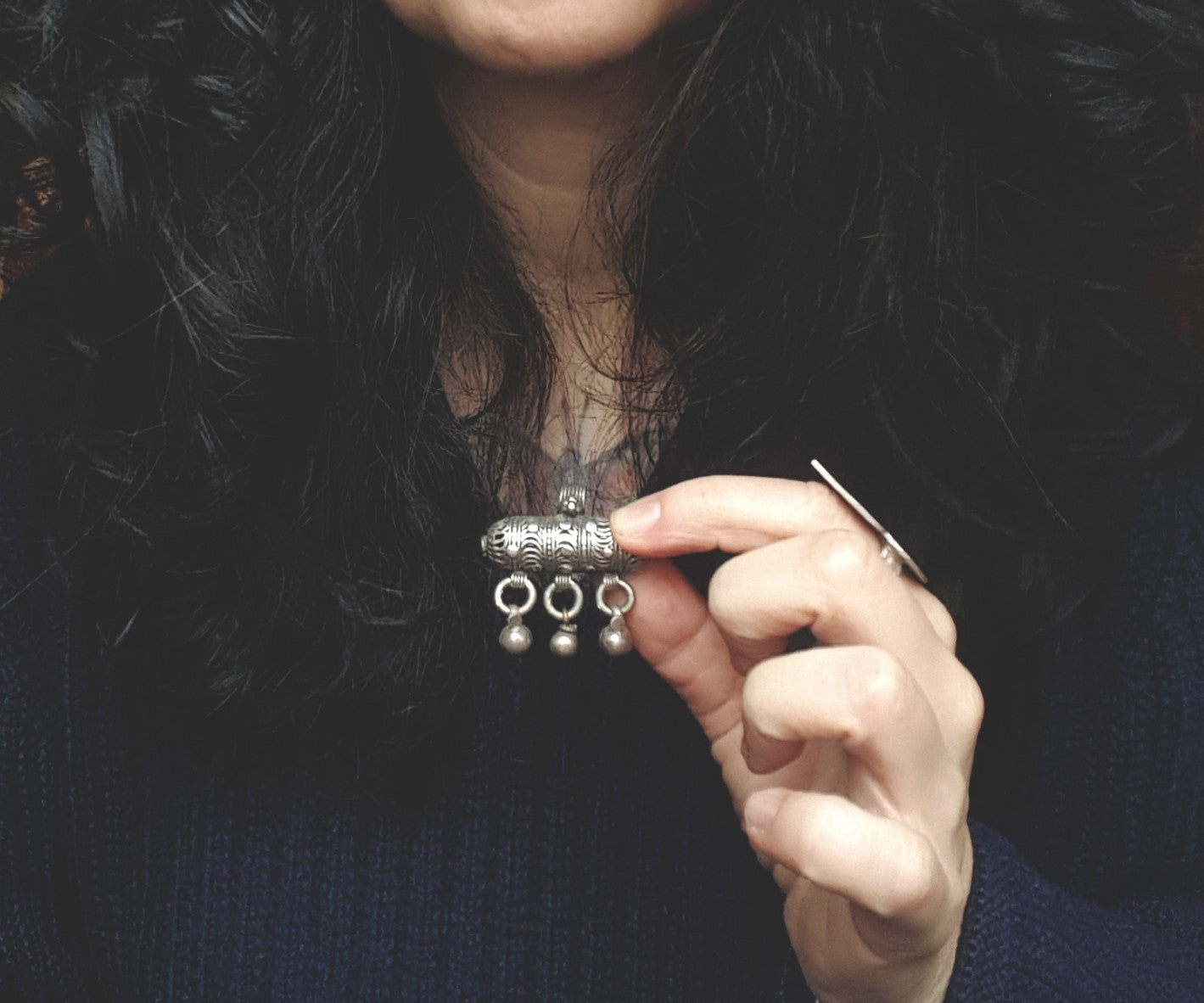 Yemeni Bedouin Pendant with Bells