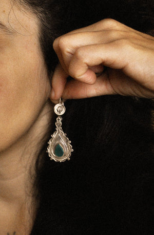 Aventurine Earrings from India