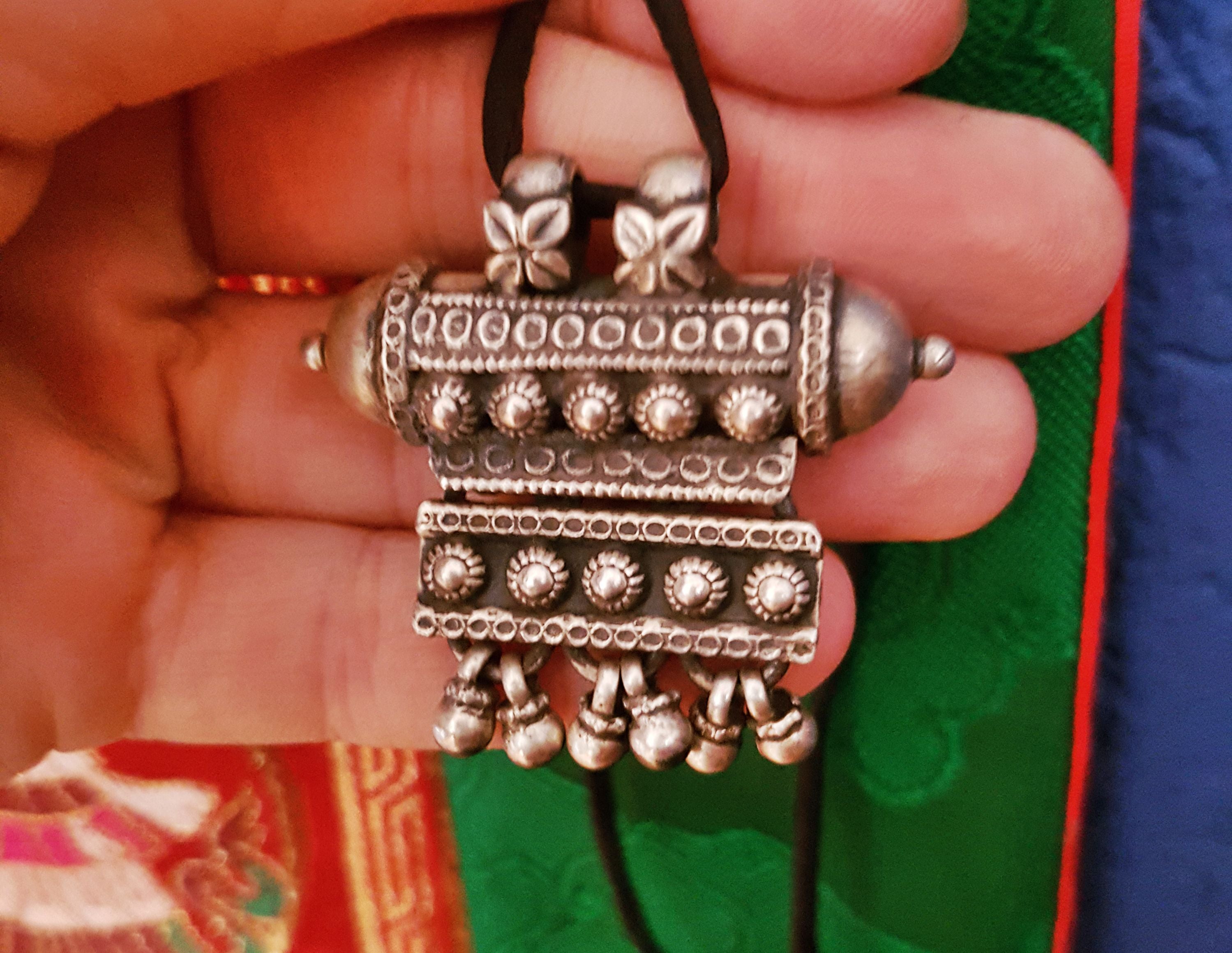 Rajasthani Silver Taviz Amulet