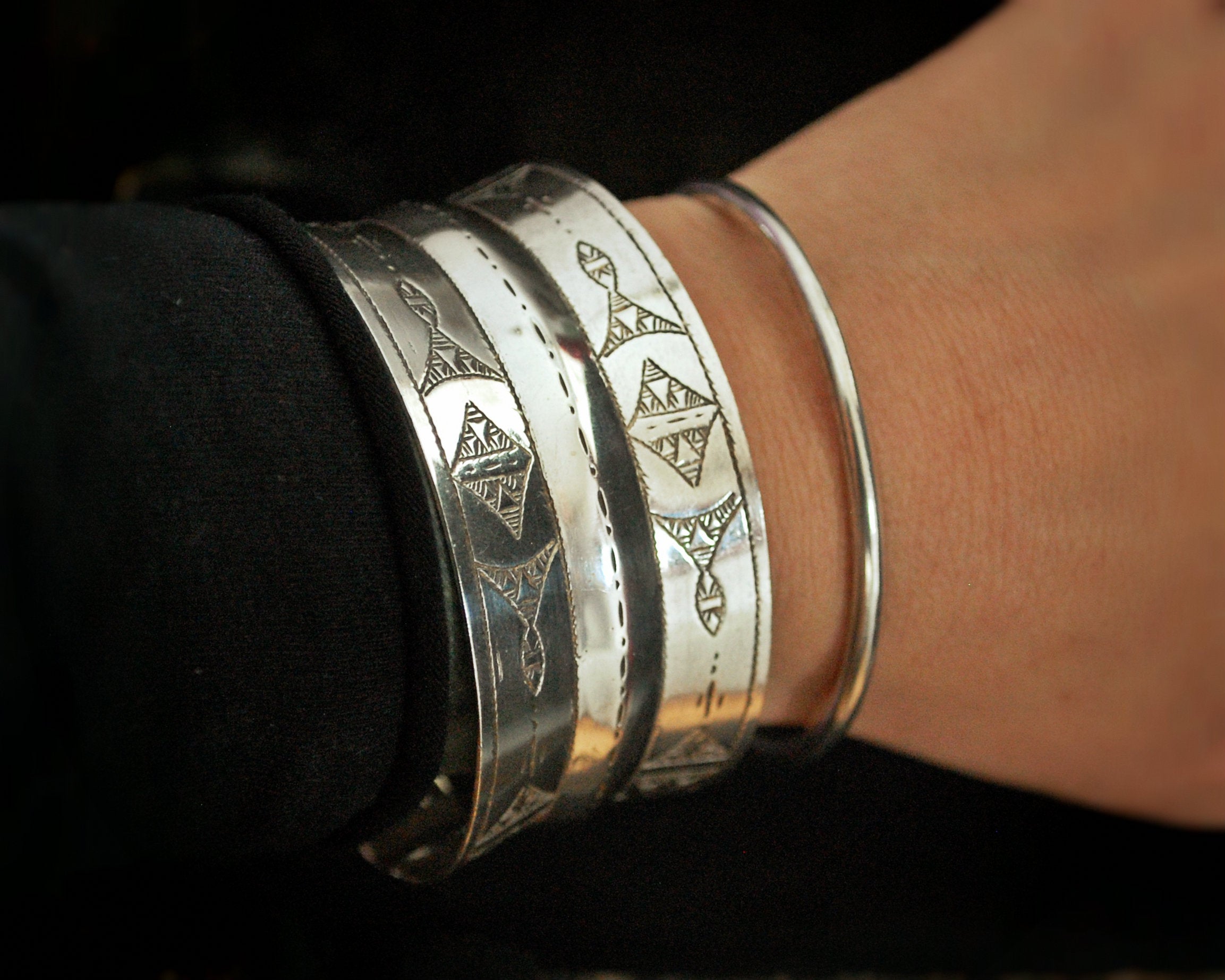 Tuareg Silver Cuff Bracelet