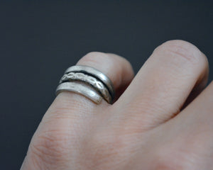 Old Pinky Coil Ring from Rajasthan - Size 4.5