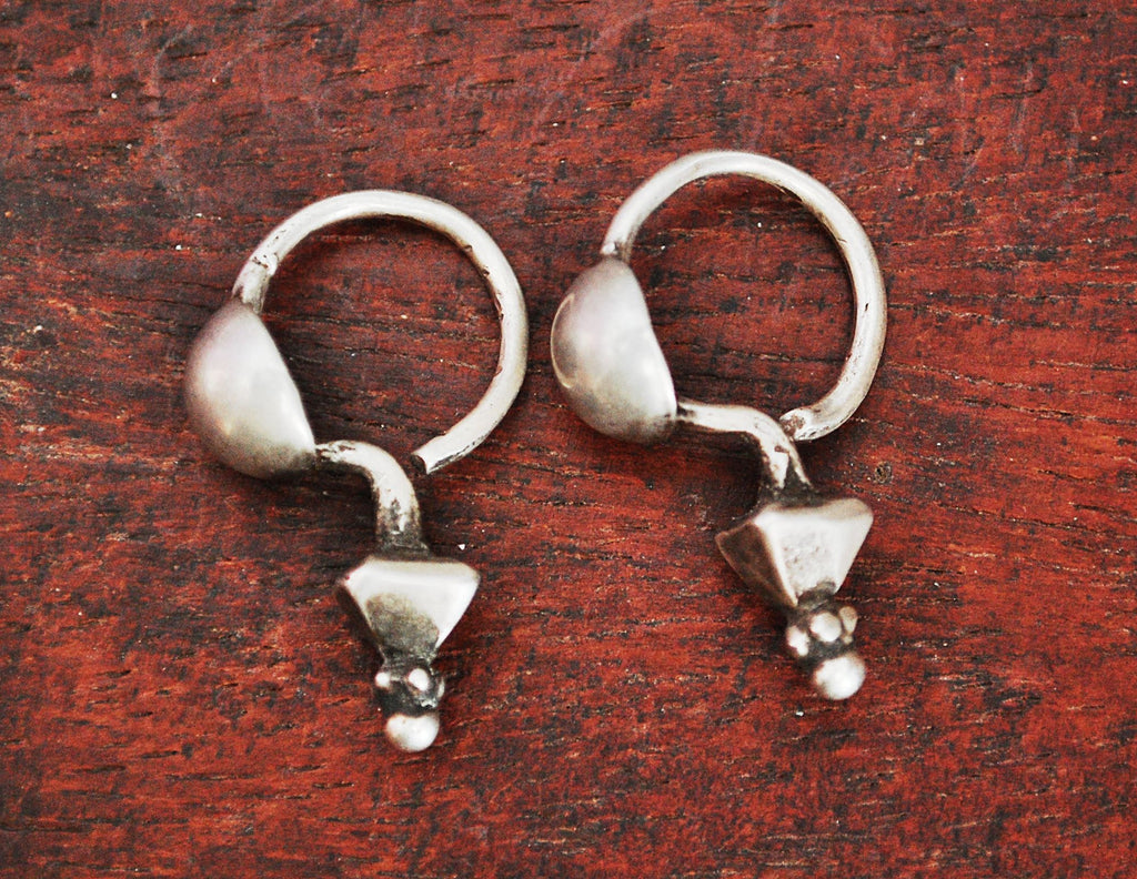 Tribal Indian Earrings from Gujarat