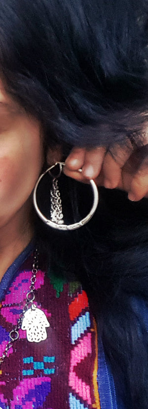 Large Lybian Berber Hoop Earrings