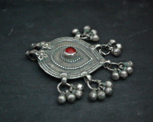 Rajasthani Silver Amulet with Bells