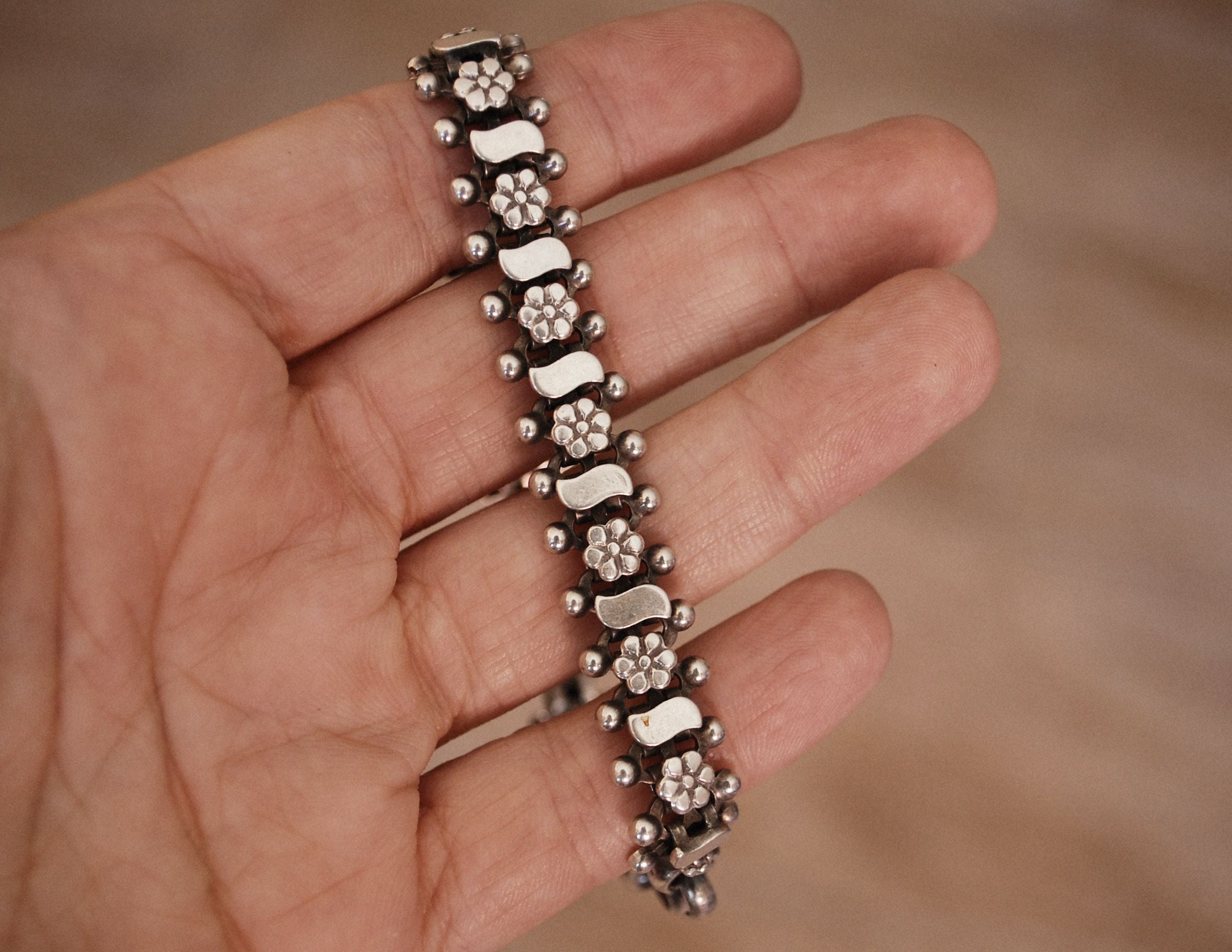 Rajasthani Silver Bracelet