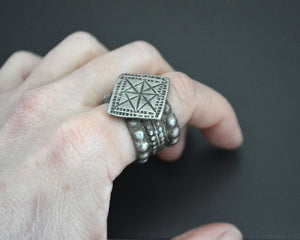 Antique Omani Silver Ring - Size 10.5