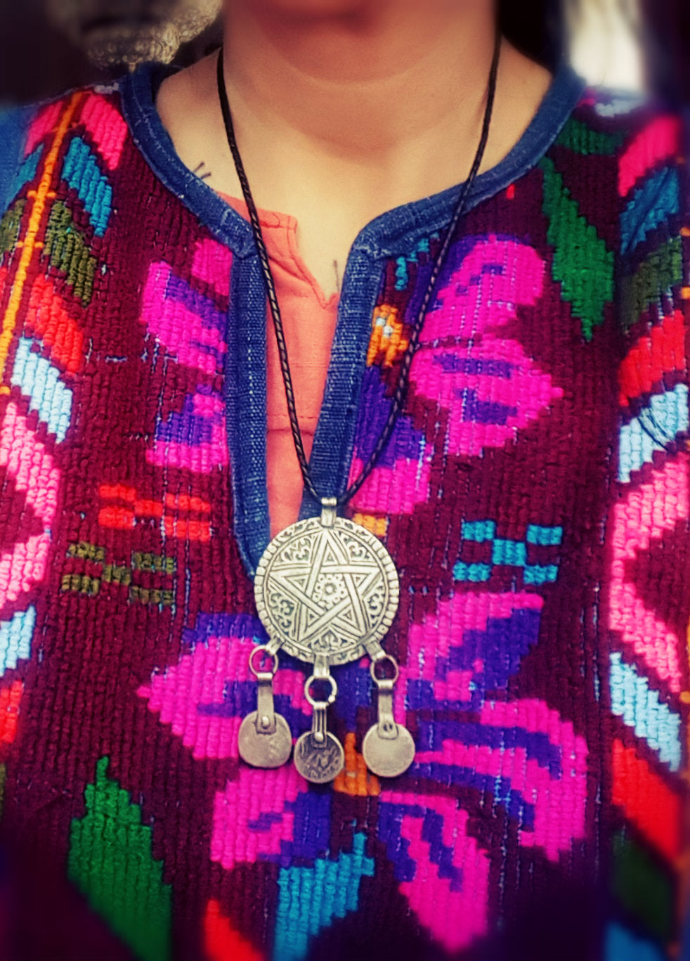 Old Berber Pendant with Coins