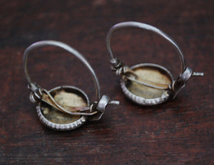 Antique Afghani Hoop Earrings