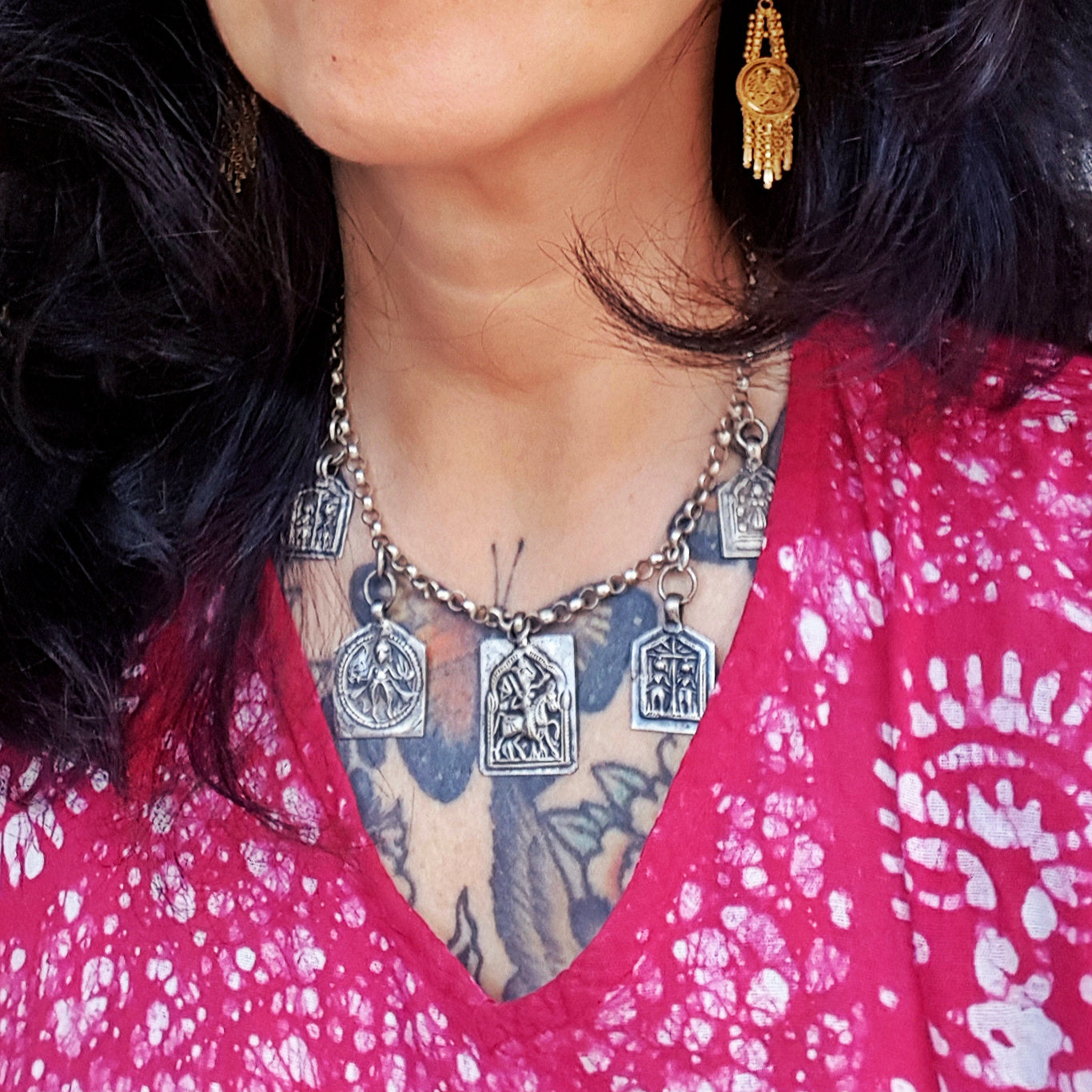 Hindu Amulet Pendant Necklace