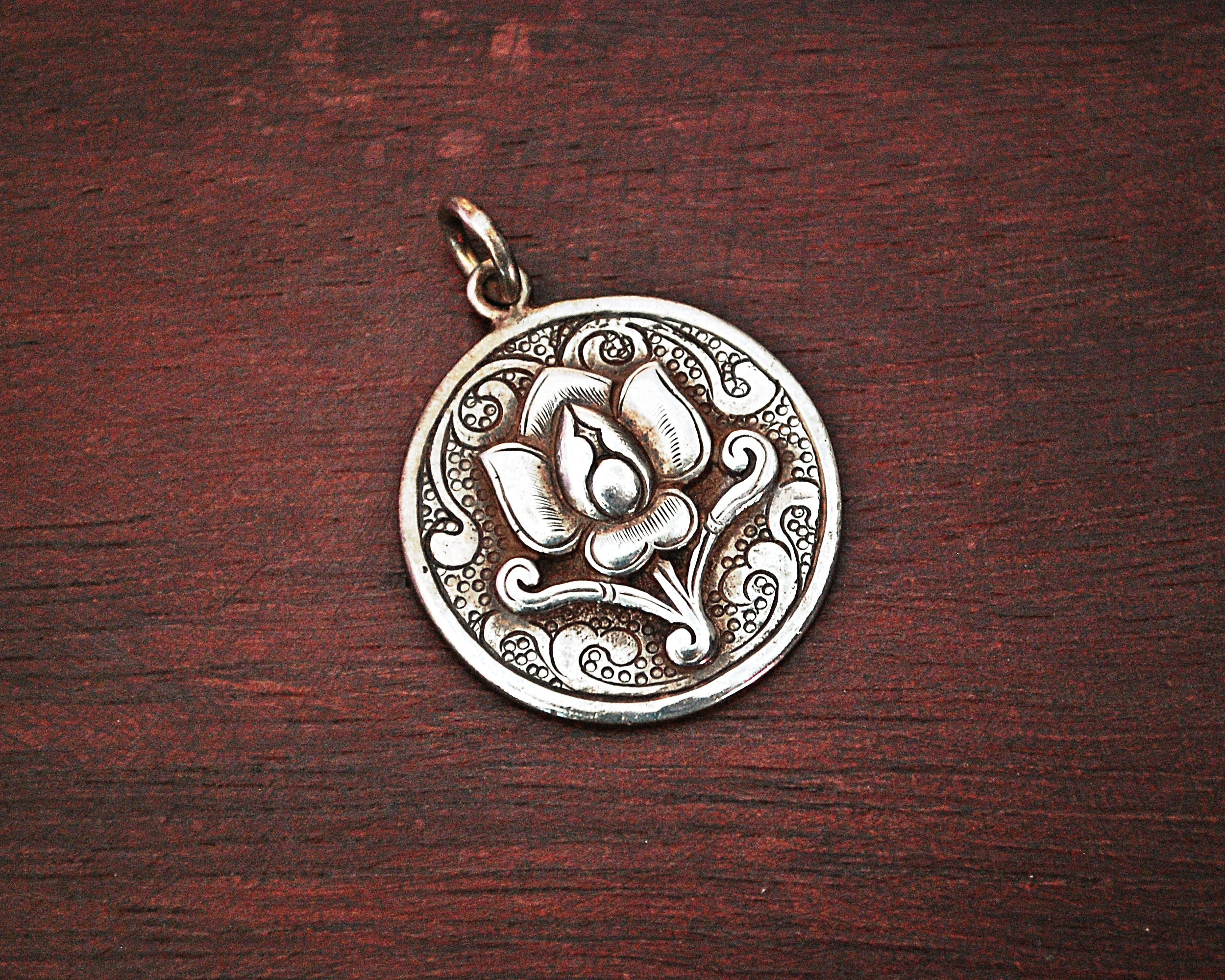 Nepali Lotus Pendant