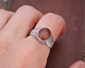 Afghani Carnelian Ring - Size 7.5