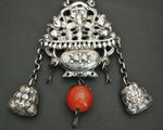 Antique Chinese Chatelaine with Carnelian