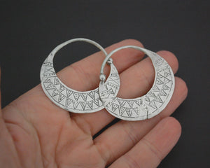 Large Nubian Hoop Earrings