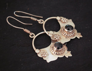 Ethnic Onyx Earrings from India