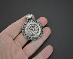 Indian Silver Pendant - Sterling Silver