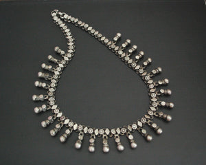 Indian Silver Choker Necklace