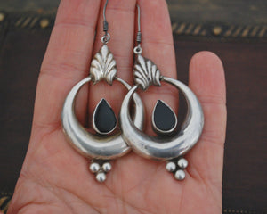 Ethnic Onyx Earrings from India