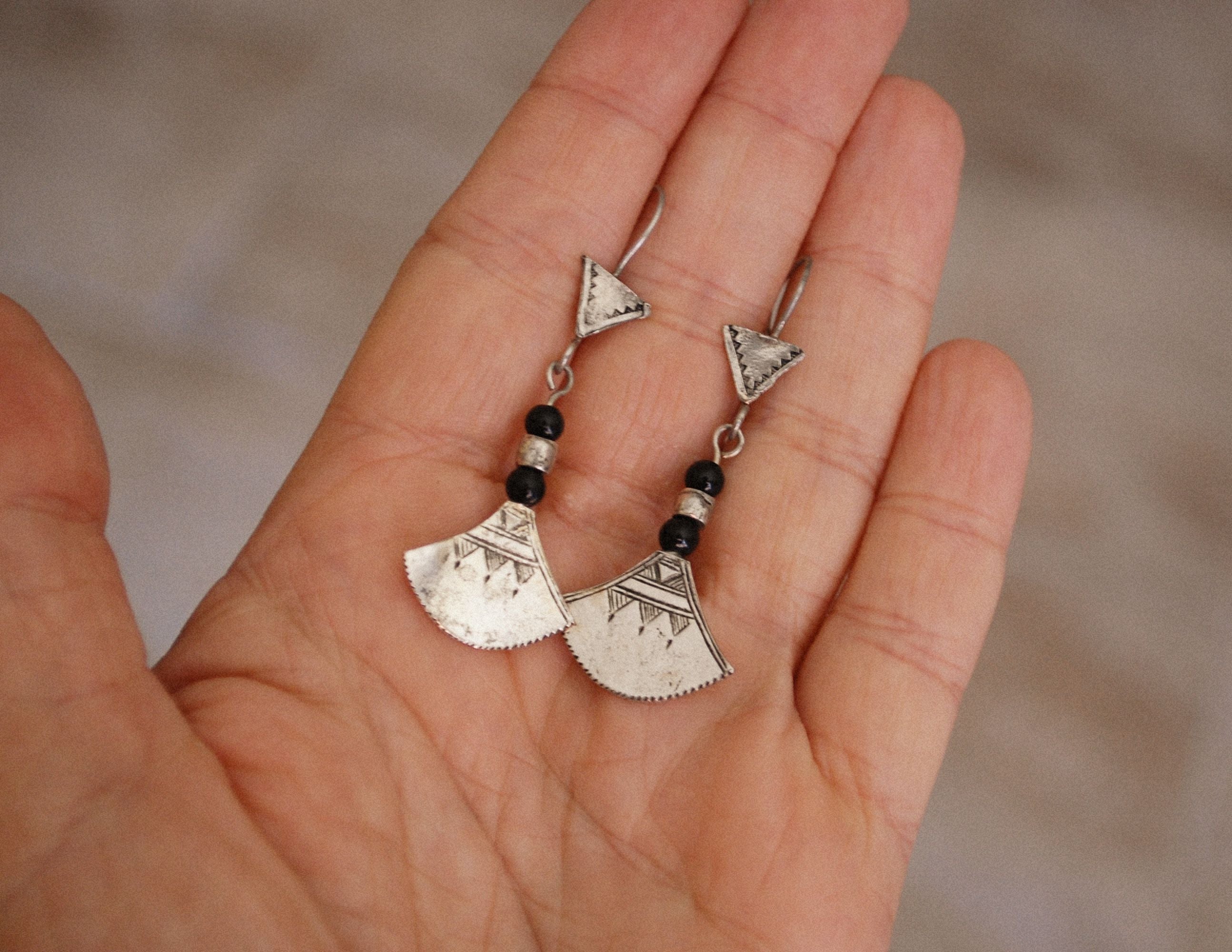 Tuareg Silver Earrings