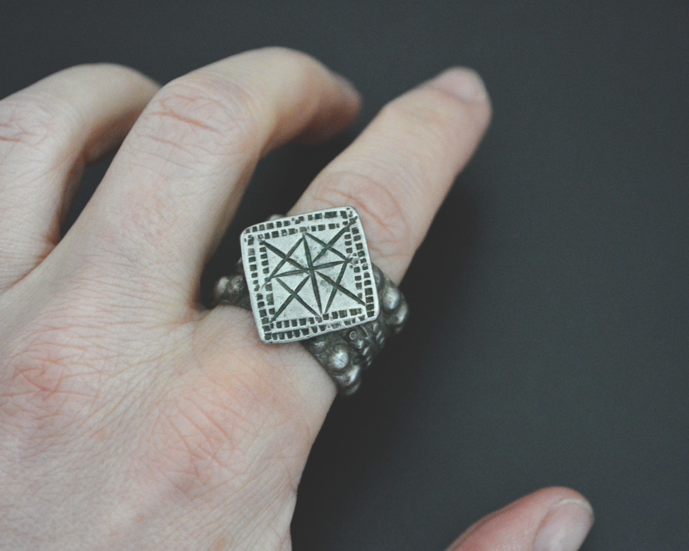 Antique Omani Silver Ring - Size 10.5