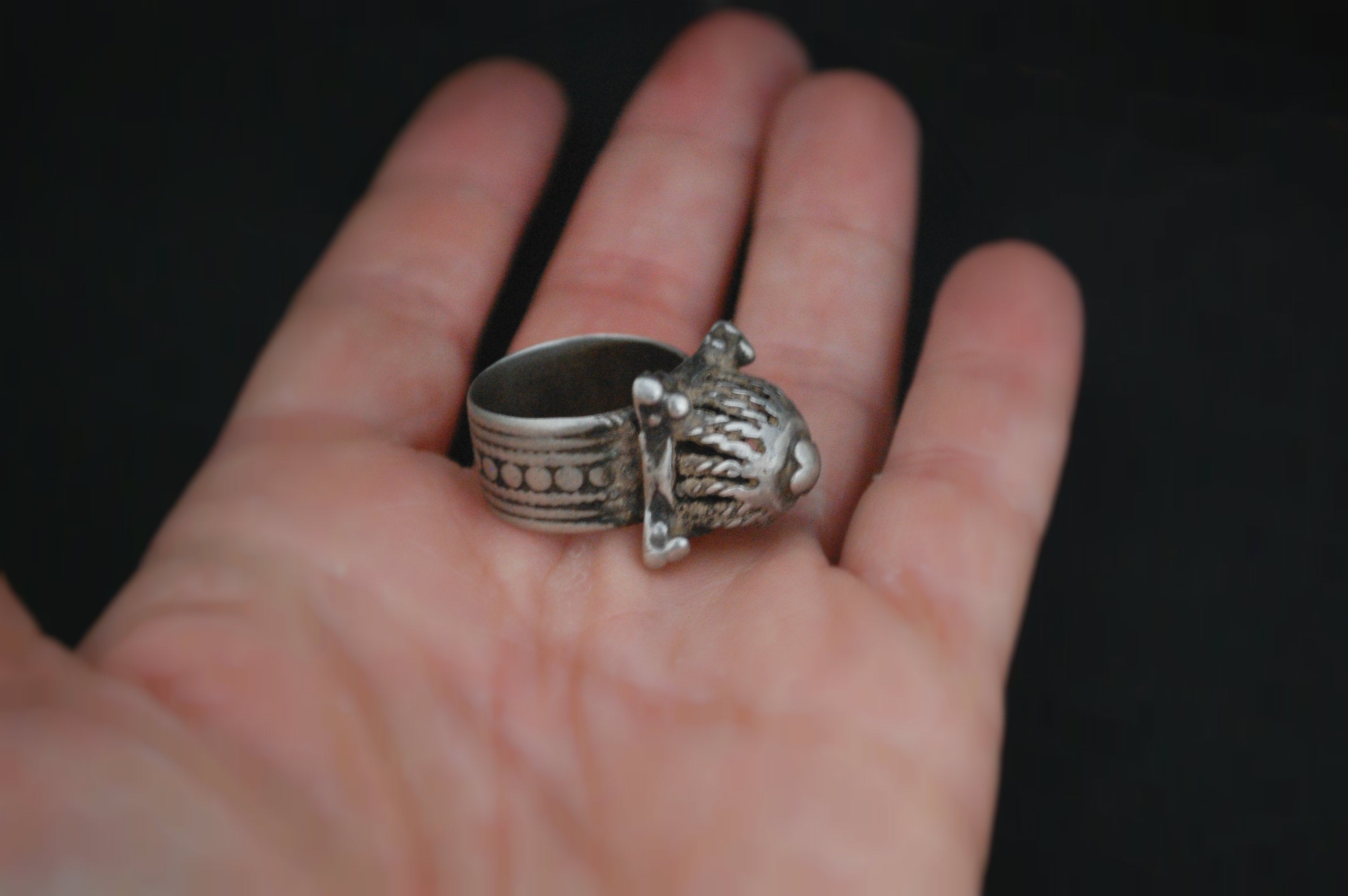 Antique Omani Silver Ring - Size 7