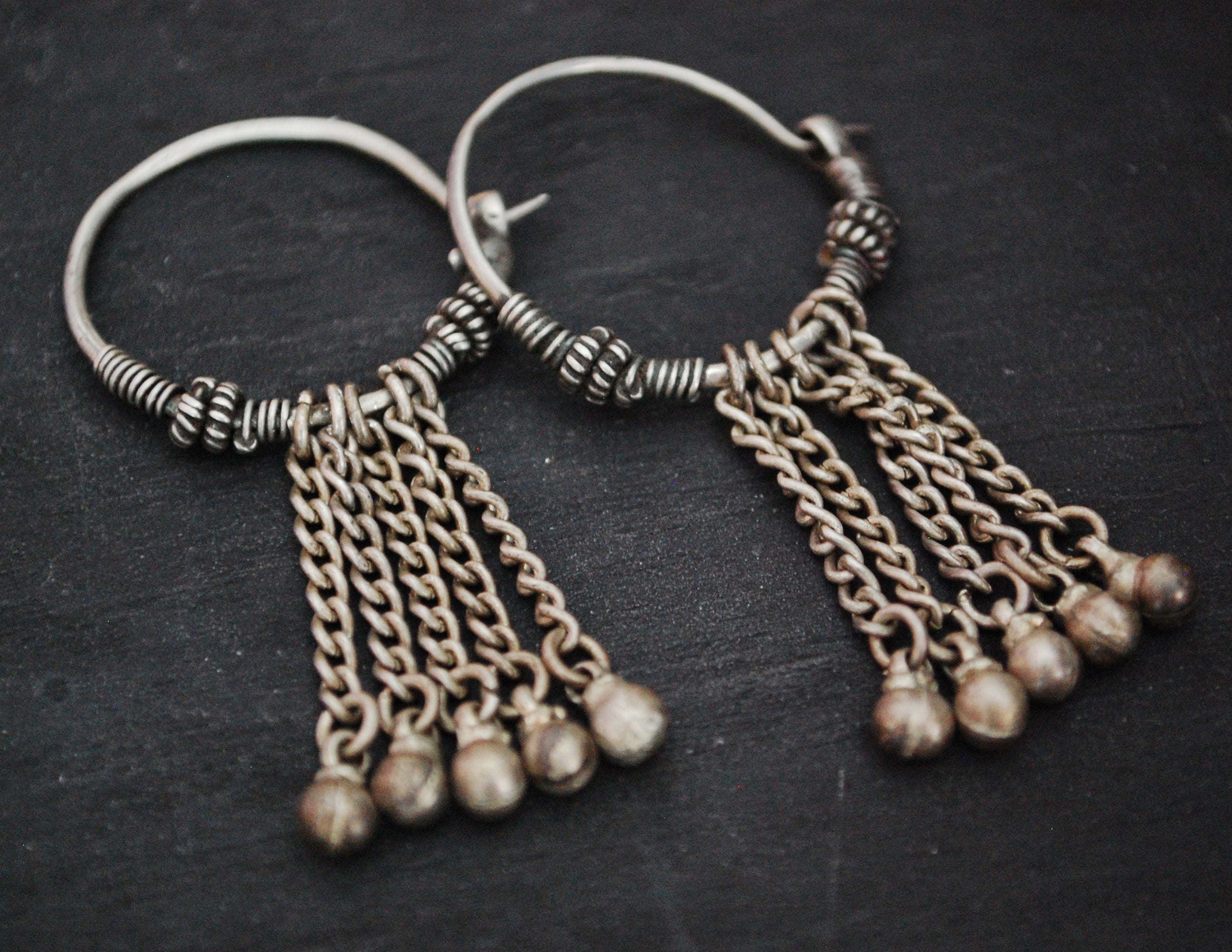 Rajasthani Hoop Earrings with Bells